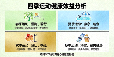 四季运动健康效益分析，不同季节运动对身心健康的影响