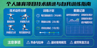 个人体育项目技术精进与自我训练指南图表