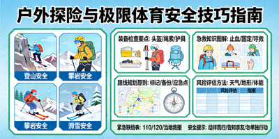 户外探险与极限体育安全技巧资源示意图