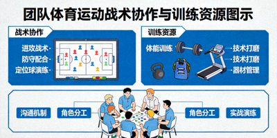 团队体育运动战术协作与训练资源图示