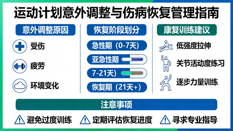运动计划意外调整与伤病恢复管理指南
